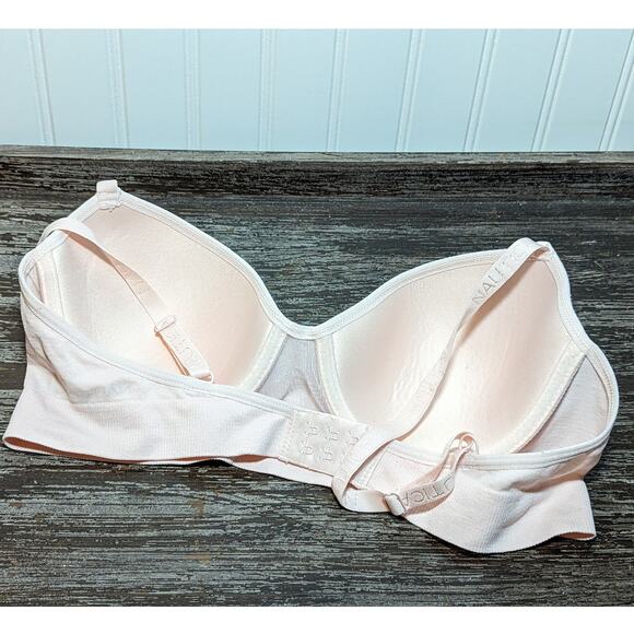 Nautica Intimates Women's Pink Adjustable Straps Back Closure Bra Size 36 B - Picture 3 of 4